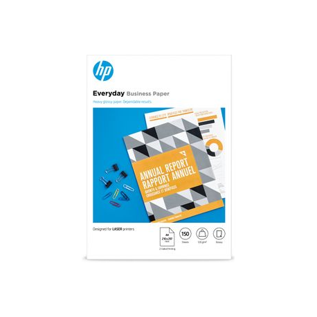 HP Everyday - Glossy - A4 (210 x 297 mm) - 120 g / m² - 150 sheet(s) photo paper - for Laser MFP 13X; LaserJet Managed Flow MFP E87660; Neverstop 1001; Neverstop Laser MFP 12XX - 0