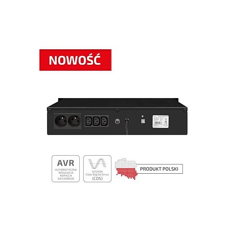 Eaton Ellipse PRO 1200 - UPS - AC 230 V - 750 Watt - 1200 VA 7 Ah - USB - output connectors: 8 - 2U - 19" - 2