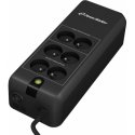 PowerWalker VFD 600 APFC - UPS - AC 220/230/240 V - 300 Watt - 600 VA 5 Ah - output connectors: 6 - black