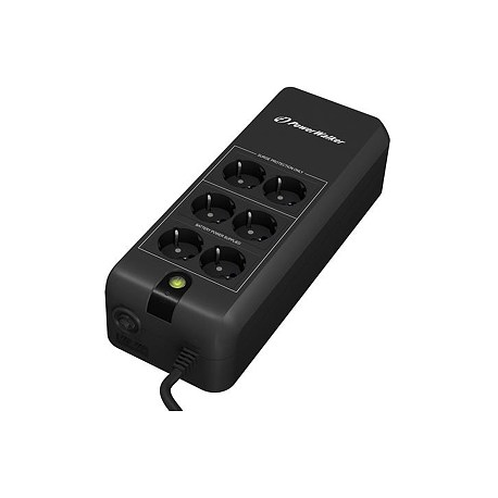 PowerWalker VFD 600 APFC - UPS - AC 220/230/240 V - 300 Watt - 600 VA 5 Ah - output connectors: 6 - black - 4