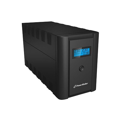 PowerWalker VI 2200 SH FR - UPS - AC 170-280 V - 1200 Watt - 2200 VA 9 Ah - USB - output connectors: 4 - 6