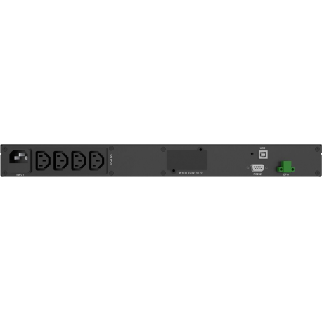 PowerWalker VI 500 R1U - UPS (rack-mountable) - AC 165-290 V - 300 Watt - 500 VA 7 Ah - RS-232, USB - output connectors: 4 - 1U - 19" - 1