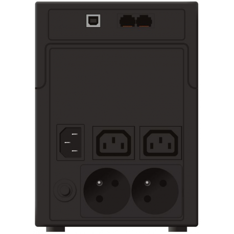 PowerWalker VI 2200 SH FR - UPS - AC 170-280 V - 1200 Watt - 2200 VA - 9 Ah - USB - output connectors: 4 - 2