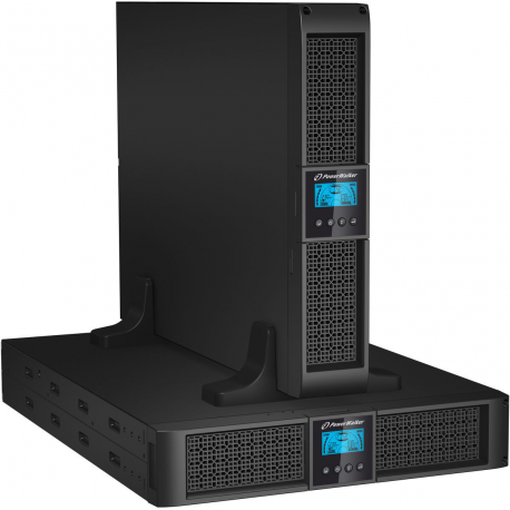 PowerWalker VFI 2000 RT HID - UPS (rack-mountable / external) - 1800 Watt - 2000 VA 9 Ah - RS-232, USB - output connectors: 8 - 2U - 19" - 2