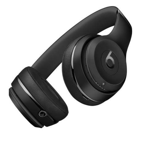 Beats Solo3 - The Beats Icon Collection - headphones with mic - on-ear - Bluetooth - wireless - 3.5 mm jack - noise isolating - matte black - for iPad / iPhone / iPod / TV / Watch - 5