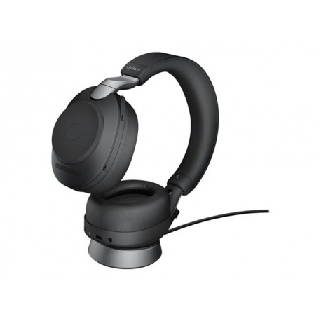 Jabra Evolve2 85 UC Stereo - Headset - full size - Bluetooth - wireless, wired - active noise cancelling - 3.5 mm jack - noise isolating - black - 1