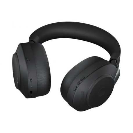Jabra Evolve2 85 UC Stereo - Headset - full size - Bluetooth - wireless, wired - active noise cancelling - 3.5 mm jack - noise isolating - black - 4