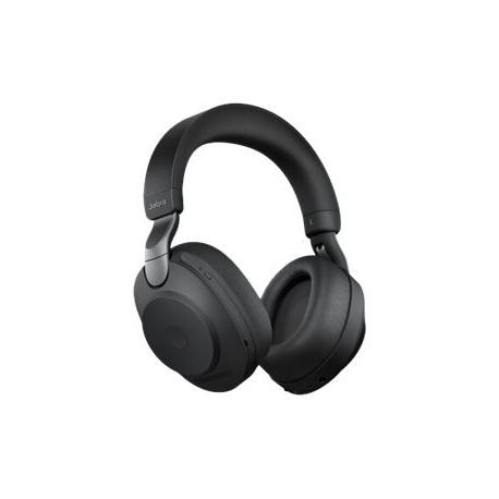 Jabra Evolve2 85 UC Stereo - Headset - full size - Bluetooth - wireless, wired - active noise cancelling - 3.5 mm jack - noise isolating - black - 1