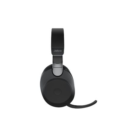 Jabra Evolve2 85 UC Stereo - Headset - full size - Bluetooth - wireless, wired - active noise cancelling - 3.5 mm jack - noise isolating - black - 3