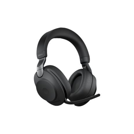Jabra Evolve2 85 UC Stereo - Headset - full size - Bluetooth - wireless, wired - active noise cancelling - 3.5 mm jack - noise isolating - black - 0