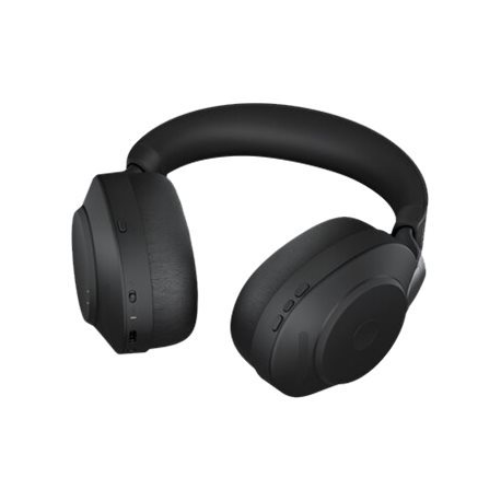 Jabra Evolve2 85 UC Stereo - Headset - full size - Bluetooth - wireless, wired - active noise cancelling - 3.5 mm jack - noise isolating - black - 3