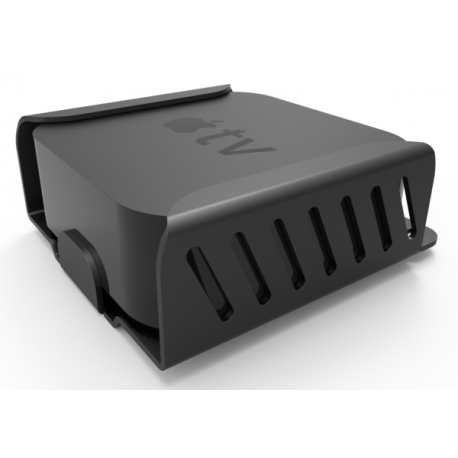 Compulocks Apple TV 6th  /  5th  /  4th Gen Security Mount - Mounting kit (security bracket, locking head assembly) - for mediabox - high-grade aluminium - jet black - mounting interface: 75 x 75 mm - for Apple TV 4K (1st generation, 2nd generation); TV HD - 4