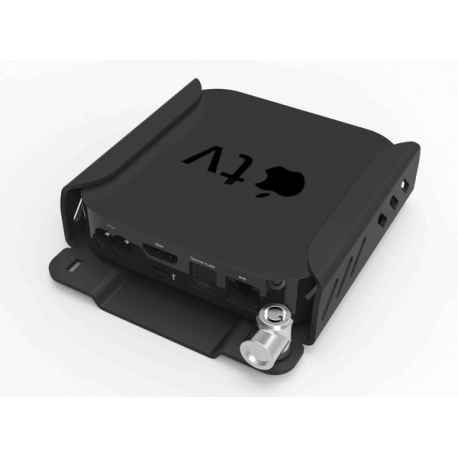 Compulocks Apple TV 6th  /  5th  /  4th Gen Security Mount - Mounting kit (security bracket, locking head assembly) - for mediabox - high-grade aluminium - jet black - mounting interface: 75 x 75 mm - for Apple TV 4K (1st generation, 2nd generation); TV HD - 11