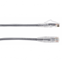 Black Box Slim-Net - Patch cable - RJ-45 (M) to RJ-45 (M) - 61 cm - UTP - CAT 6 - booted, molded, stranded - grey