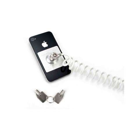 Compulocks Universal Tablet And Smart Phone Cable Lock 3M Plate - Security kit for mobile phone, tablet - silver - 1