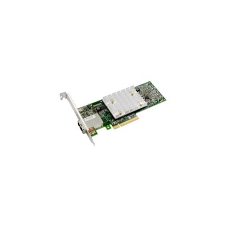 Microchip Adaptec HBA 1100 8e - Storage controller - 8 Channel - SATA 6Gb / s  /  SAS 12Gb / s low profile - 12 Gbit / s - PCIe 3.0 x8 - 0