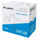 Lanberg - Bulk cable - 305 m - UTP - CAT 5e - solid - grey, RAL 7035