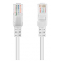 Lanberg - Patch cable - RJ-45 (M) to RJ-45 (M) - 1 m - UTP - CAT 5e - stranded - grey, RAL 7035