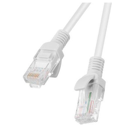 Lanberg - Patch cable - RJ-45 (M) to RJ-45 (M) - 1.5 m - UTP - CAT 6 - stranded - grey, RAL 7035 - 1
