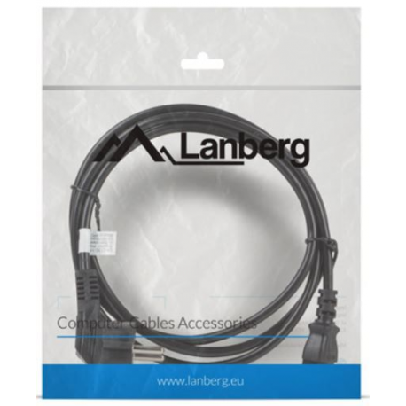Lanberg - Power cable - CEE 7 / 7 (M) to IEC 60320 C13 - 10 A - 1.8 m - black - 3