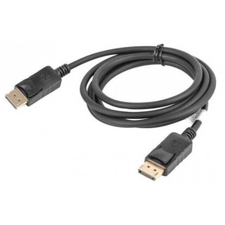 Lanberg - DisplayPort cable - DisplayPort (M) to DisplayPort (M) - DisplayPort 1.2 - 300 V - 1.8 m - 4K support - black - 1