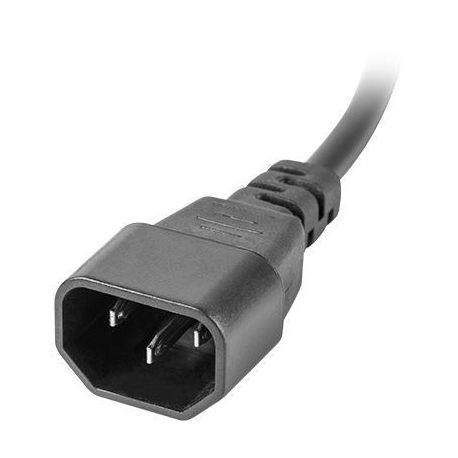 Lanberg PDU-07E-0200-IEC-BK - Power distribution unit (rack-mountable) - AC 220-250 V - 2500 Watt - 1-phase - input: IEC 60320 C14 10A - output connectors: 7 (7 x NF C61-314) - 1U - 19" - 2 m - black - 3