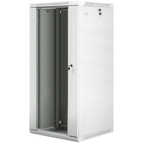 Lanberg - Rack cabinet - wall mountable - grey, RAL 7035 - 27U - 19" - 0