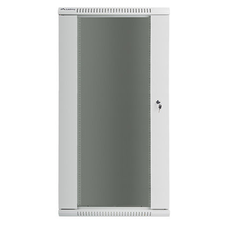 Lanberg - Rack cabinet - wall mountable - grey, RAL 7035 - 27U - 19" - 1