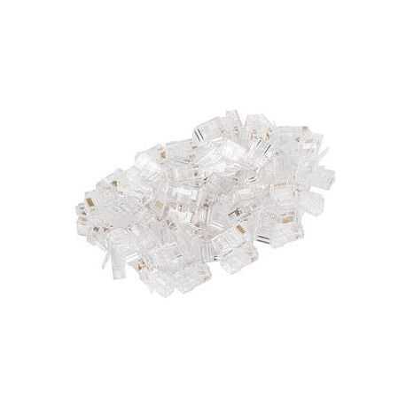 Lanberg - Network connector - RJ-45 (M) - UTP - CAT 5e (pack of 100) - 4