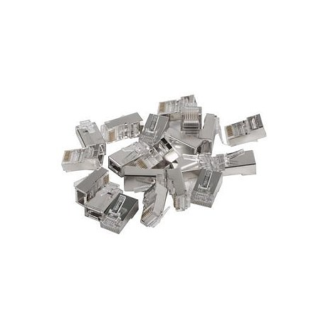 Lanberg - Network connector - RJ-45 (M) - FTP - CAT 6 (pack of 100) - 0