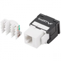Lanberg KSU5-2000 - Modular insert - RJ-45 - black, white