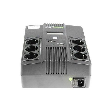 Green Cell AiO - UPS - AC 220/230/240 V - 480 Watt - 800 VA 9 Ah - USB - output connectors: 6 - 3