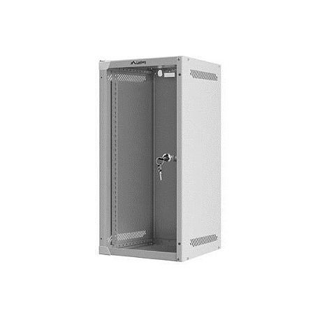Lanberg - Rack cabinet - wall mountable - grey, RAL 7035 - 12U - 10" - 0