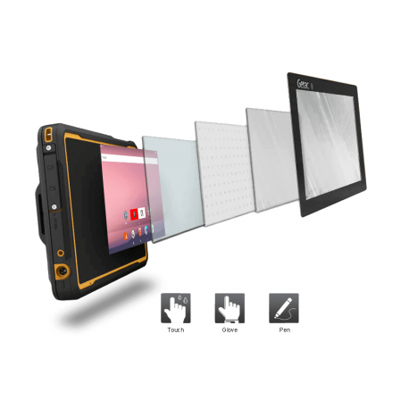 Getac ZX70 - Tablet - rugged - Android 7.1 (Nougat) - 64 GB eMMC - 7" IPS (1280 x 720) - barcode reader - USB host - microSD slot - 4