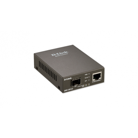 D-Link DMC G01LC - Fibre media converter - GigE - 10Base-T, 1000Base-LX, 1000Base-SX, 1000Base-ZX, 100Base-FX, 100Base-TX, 1000Base-T - RJ-45  /  SFP (mini-GBIC) - 3