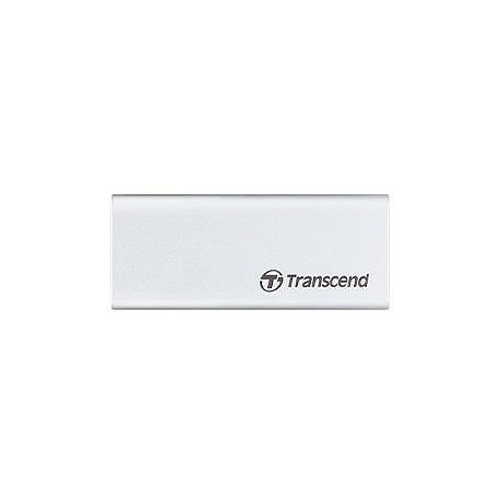 Transcend ESD240C - SSD - 120 GB - external (portable) - M.2 - USB 3.1 Gen 2 (USB-C connector) - silver - 4