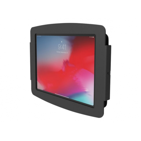 Compulocks Space iPad 10.2-inch Wall Mount Security Display Enclosure - Enclosure - for tablet - lockable - high-grade aluminium - black - screen size: 10.2" - mounting interface: 100 x 100 mm - wall-mountable - for Apple 10.2-inch iPad (7th generation, 8th generation) - 1