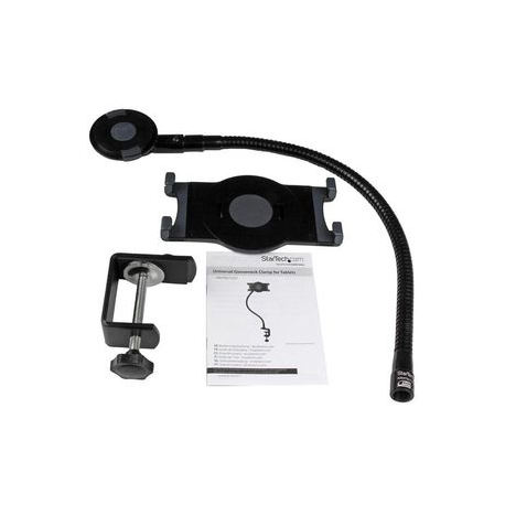 StarTech.com Gooseneck Tablet Holder - Bendable Tablet Arm - Desk Mount Tablet Stand - For Most 7" to 11" Tablets - Detachable Holder - Mounting kit (clamp, adjustable holder, adjustable mounting arm) - for tablet - plastic, steel - black - screen size: 7"-11" - desktop - for P / N: DK30CHPH, STSCART - 5