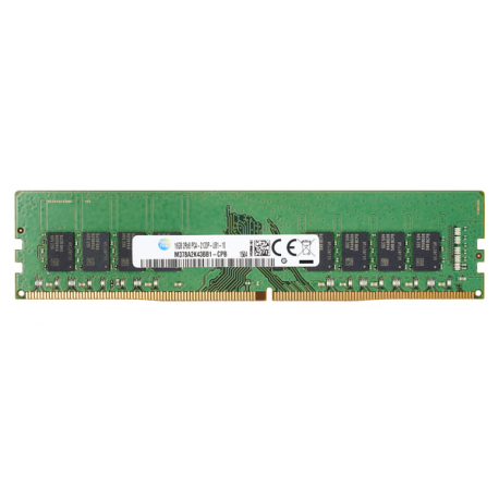 HP - DDR4 - module - 8 GB - DIMM 288-pin - 2400 MHz  /  PC4-19200 - 1.2 V - unbuffered - non-ECC - for EliteDesk 800 G3 (DIMM); ProDesk 400 G4, 600 G3 (DIMM) - 1