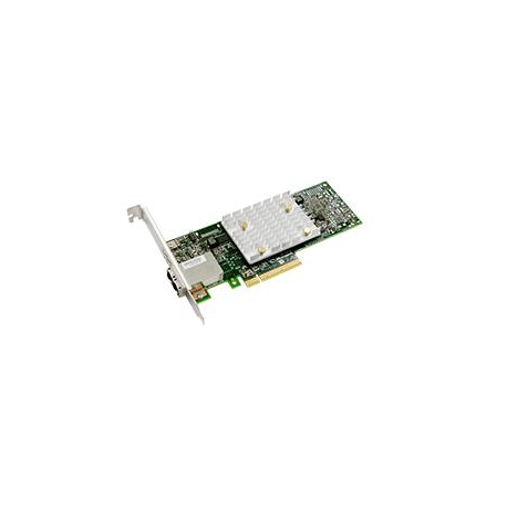 Microchip Adaptec HBA 1100 8e - Storage controller - 8 Channel - SATA 6Gb / s  /  SAS 12Gb / s low profile - 12 Gbit / s - PCIe 3.0 x8 - 1