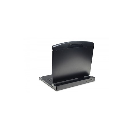 Digitus Professional DS-72210-2US - KVM console with KVM switch - 8 ports - US - 17" - rack-mountable - 1280 x 1024 @ 60 Hz - 1000:1 - black, RAL 9005 - 1U - 5