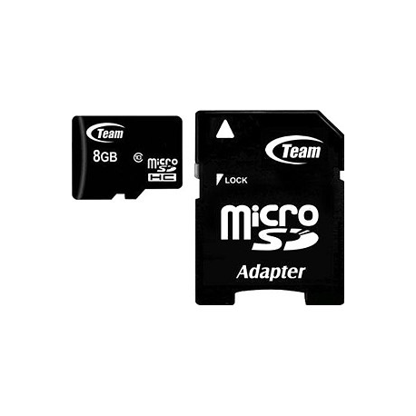 Team - Flash memory card - 8 GB - Class 10 - microSDHC - 0