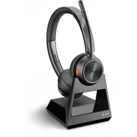 Poly Savi 7220 Office - Headset system - on-ear - DECT - wireless - 3