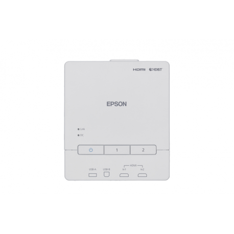 Epson EB-1485FI - 3LCD projector - 5000 lumens (white) - 5000 lumens (colour) - Full HD (1920 x 1080) - 16:9 - 1080p - ultra short-throw lens - 802.11a / b / g / n / ac wireless  /  LAN /  Miracast - 32