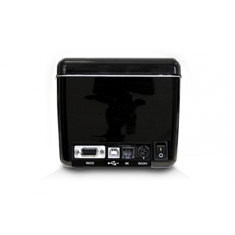 Custom Q3X - Receipt printer - direct thermal - Roll (8 cm) - 203 dpi - up to 150 mm / sec - USB, RS232 - cutter - black - 2