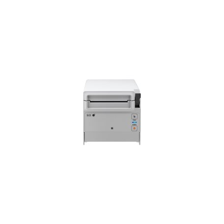 Seiko Instruments RP-F10 series - Receipt printer - thermal line - Roll (8 cm) - 203 dpi - up to 250 mm / sec - USB, LAN, USB host - cutter - white - 0