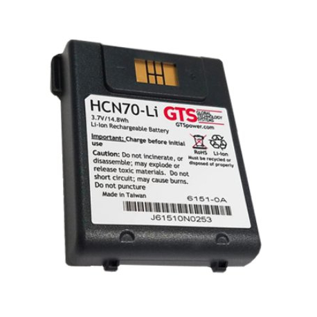 GTS HCN70-Li - Handheld battery (equivalent to: Intermec 318-043-002, Intermec 318-043-012, Intermec 318-043-022, Intermec 318-043-023) - Lithium Ion - 4000 mAh - for Intermec CN70, CN70A, CN70e - 1