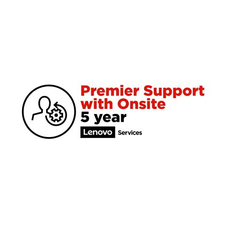 Lenovo Premier Support - Extended service agreement - parts and labour - 5 years - on-site - response time: NBD - for ThinkStation P520 30BE, 30BF, 30BQ; P520c 30BX, 30BY, 30C0; P620 30E0 - 0