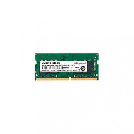 Transcend JetRAM - DDR4 - module - 16 GB - SO-DIMM 260-pin - 2666 MHz  /  PC4-21300 - CL19 - 1.2 V - unbuffered - non-ECC - 2