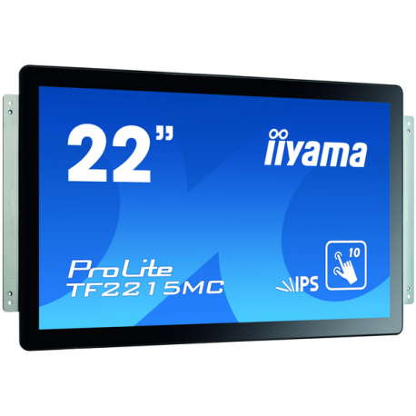 iiyama ProLite TF2215MC-B2 - LED monitor - 22" (21.5" viewable) - open frame - touchscreen - 1920 x 1080 Full HD (1080p) @ 60 Hz - IPS - 350 cd / m² - 1000:1 - 14 ms - HDMI, VGA, DisplayPort - black - 7